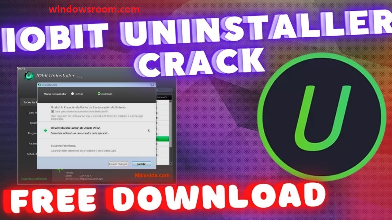 IObit Uninstaller Key Free Download Latest 2022